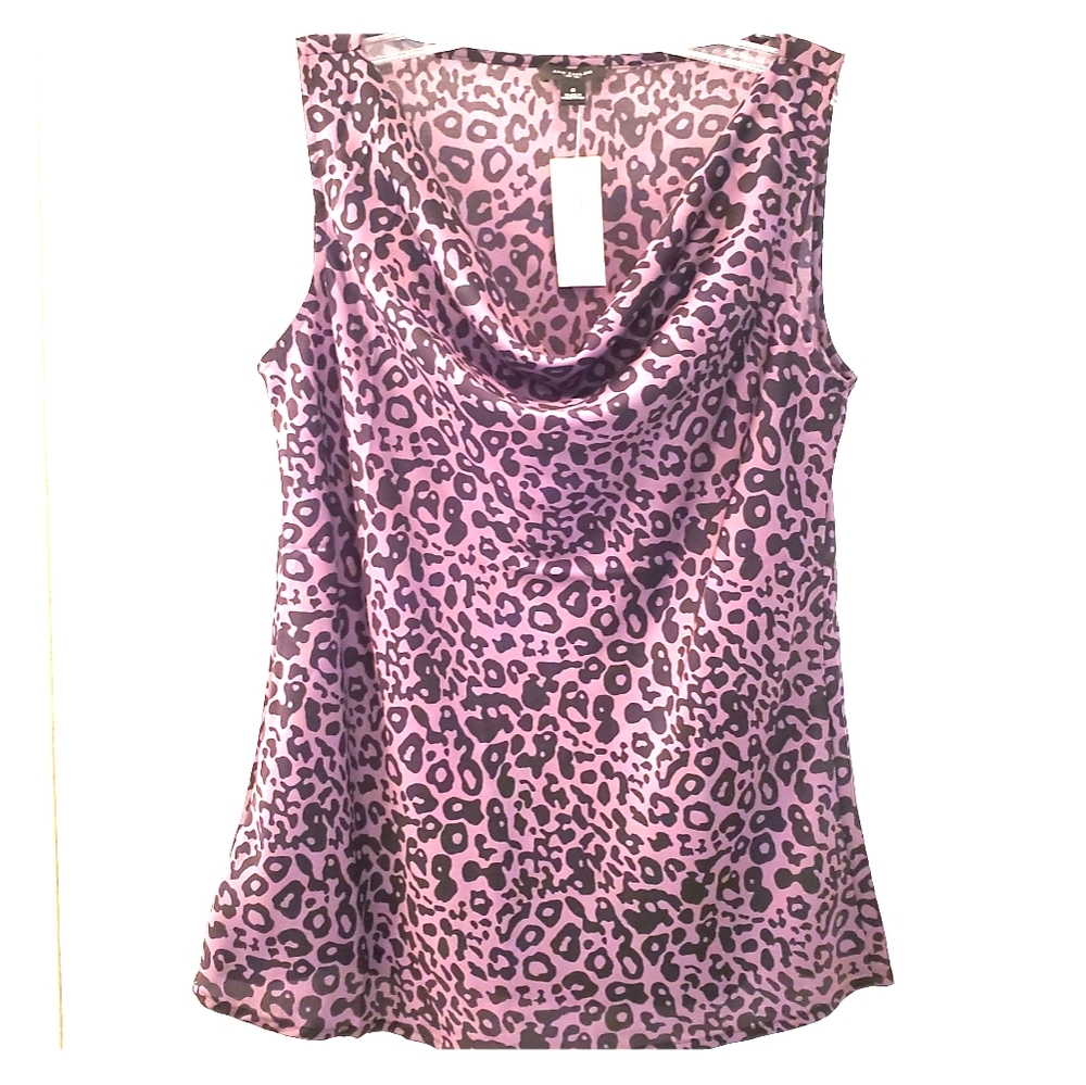 Ann Taylor Leopard Print Top